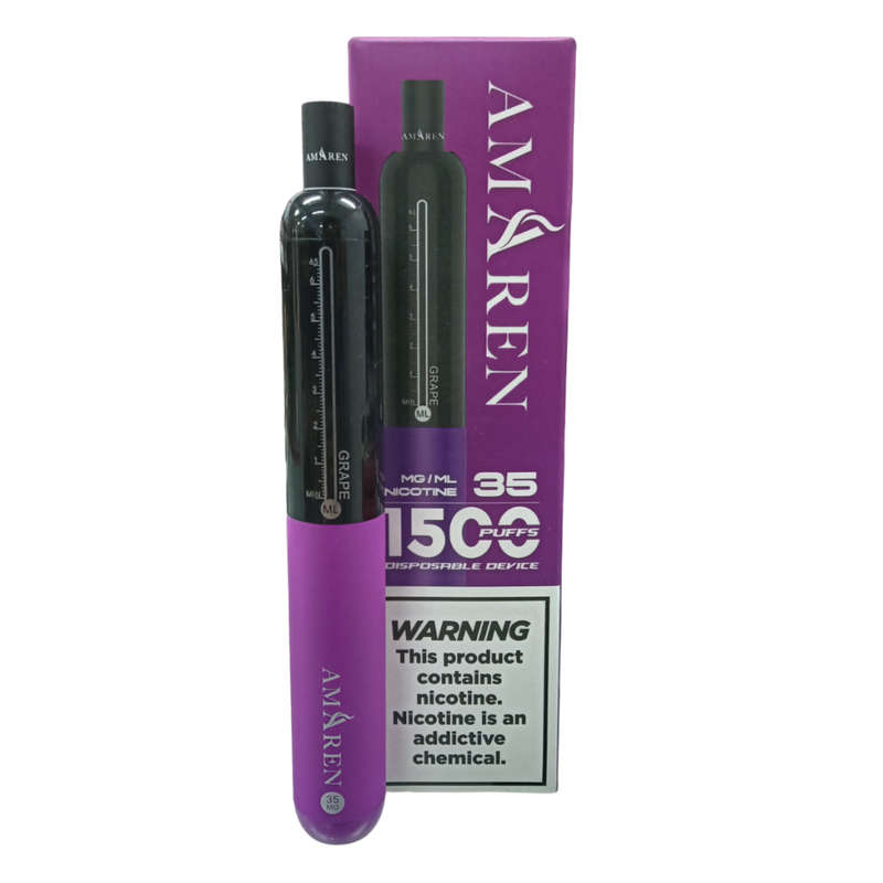 Amaren Disposable Vapes, 35-50mg, 1500 Puffs (See all our flavours)