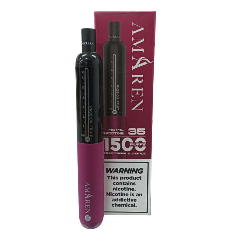 Amaren Disposable Vapes, 35-50mg, 1500 Puffs (See all our flavours)