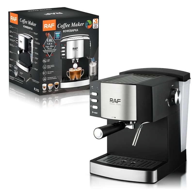 RAF Espresso & Cappuccino Coffee Maker 1.6L