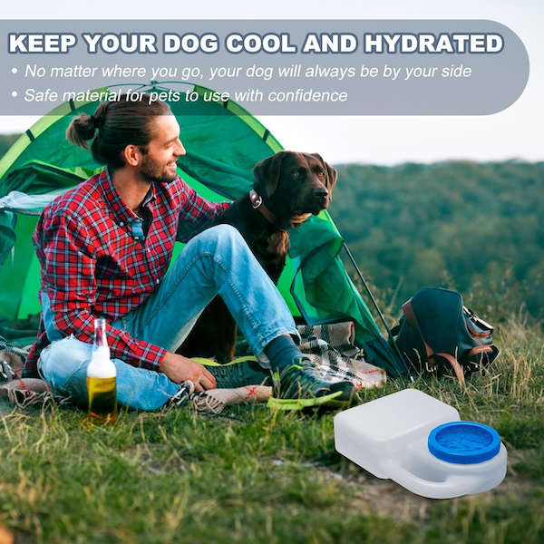 Portable Pet Travel Water Bowl Dispenser