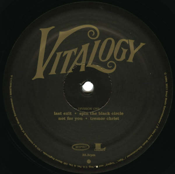 Pearl Jam - Vitalogy - Vinyl Record - NM / NM