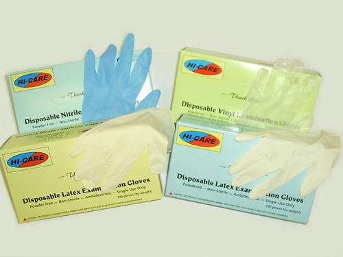 Examination Gloves Powder-Free Latex (100/Box) Large