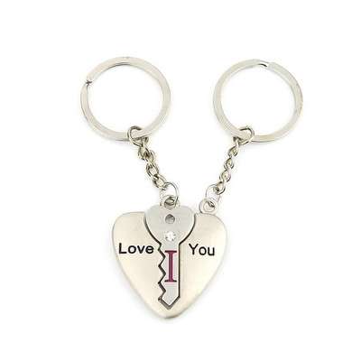 Metal couples keychains Key Ring
