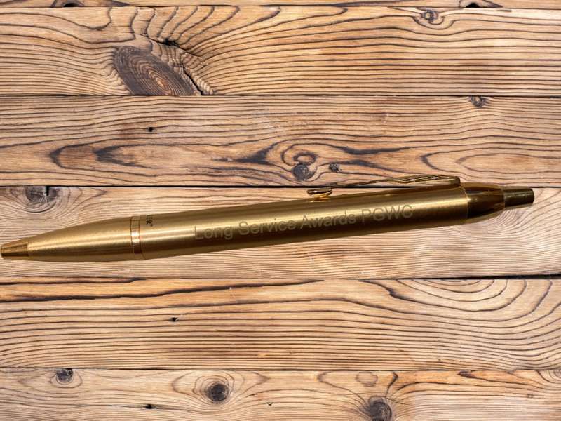 Parker Im Gold with Gold Trim Ball Pen