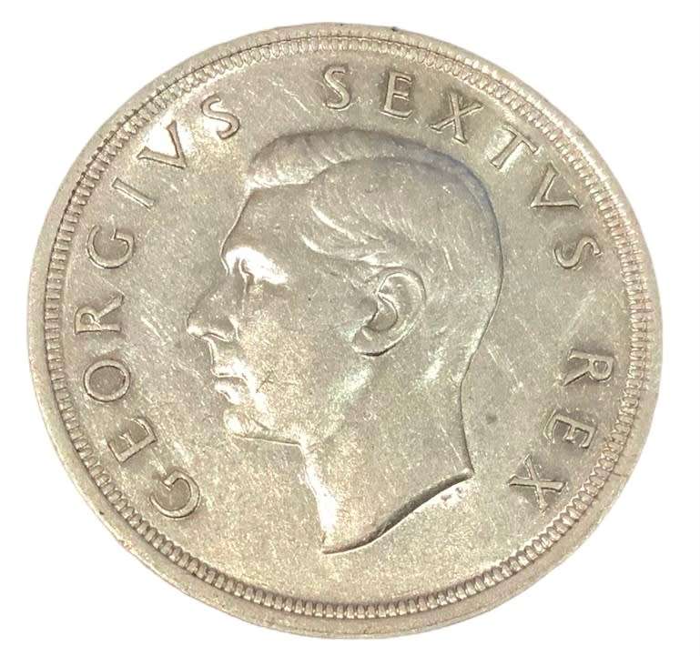 Union of South Africa 1950 5 Shillings