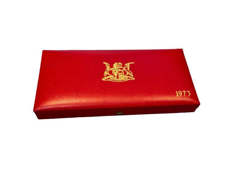 1973 Republic of South Africa Short Proof Set in Long Proof Box