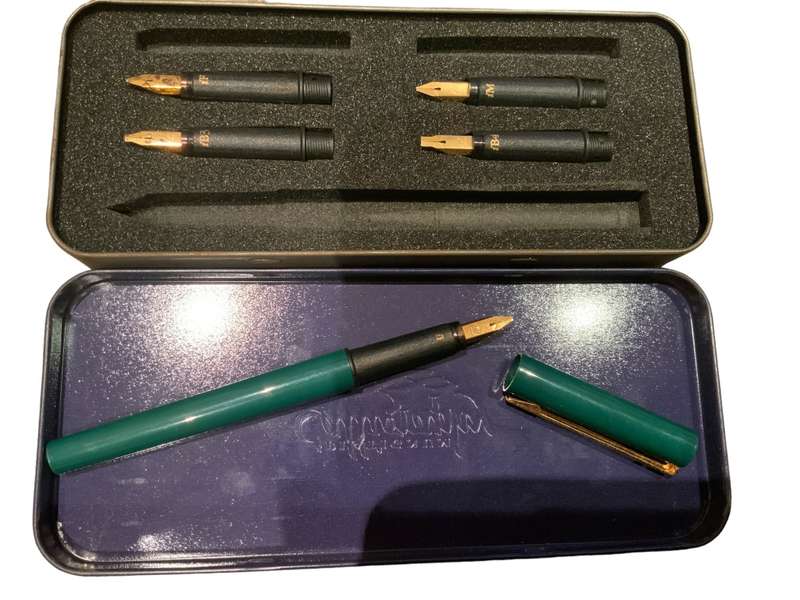 Vintage Platignum Calligraphy Set