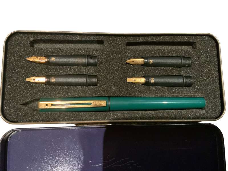 Vintage Platignum Calligraphy Set