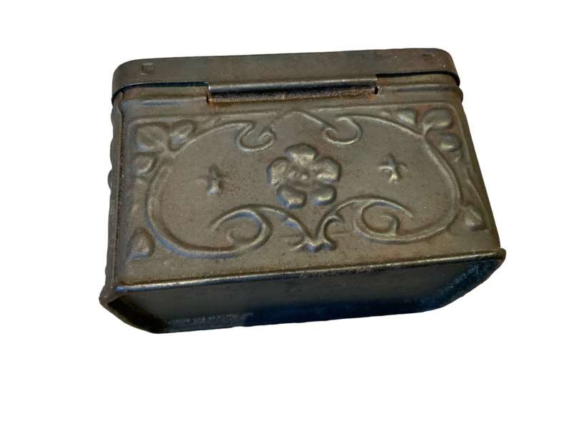 Vintage 1920s The Daily Mail Silver Bank Money Box Antique Art Nouveau British
