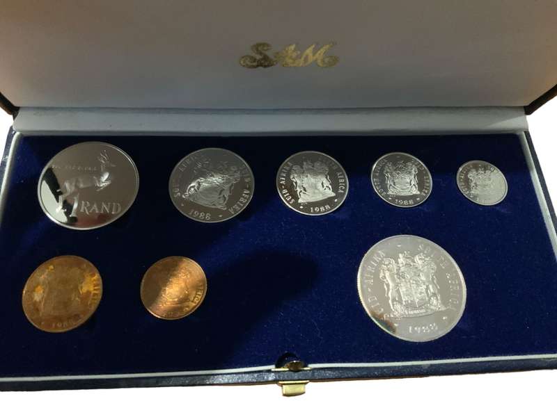 1988 South Africa Short Proof Set