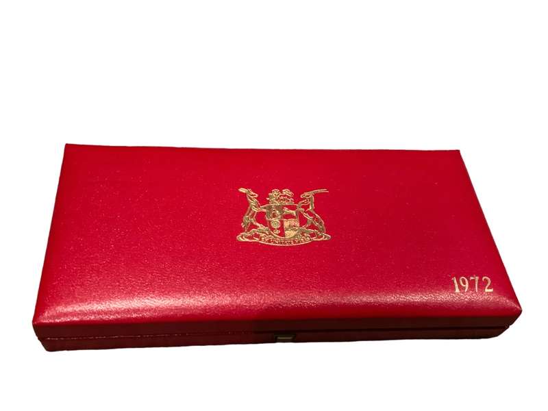 1973 Republic of South Africa Short Proof Set in Long Proof Box