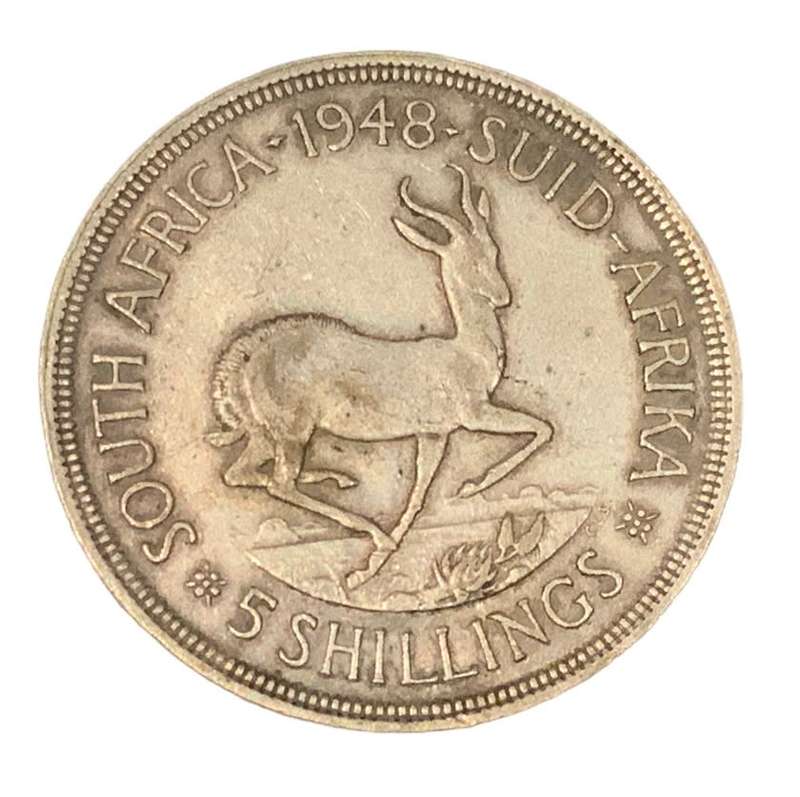 Union of South Africa 1948 5 Shillings