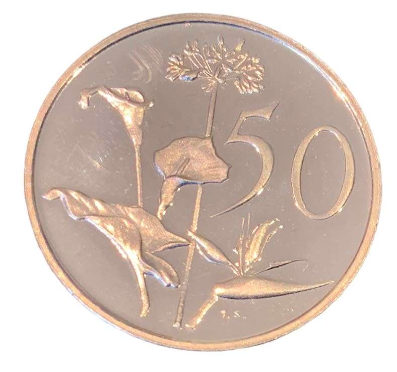1981 South Africa 50 cent Coin