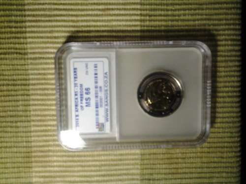 2014 S. AFRICA R5 20YEARS OF FREEDOM MS66 SANGS