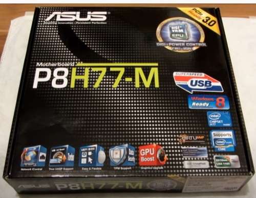 Asus P8H77-M Motherboard Socket 1155. Supports Intel 2nd/3rd Gen CPU`s