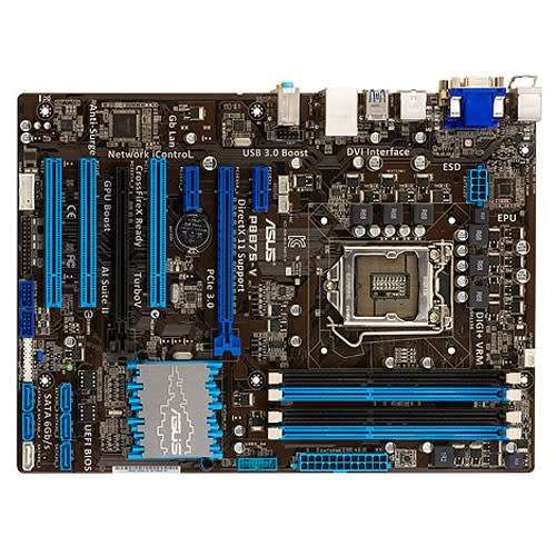 Asus P8B75-V Motherboard Socket 1155 Intel 3rd Gen chipset