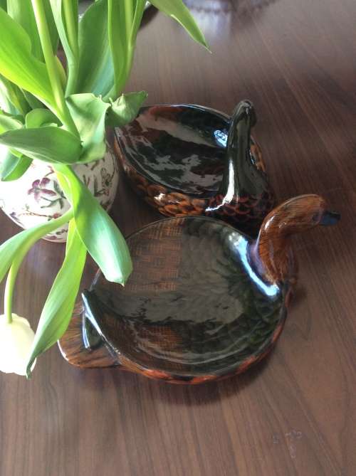 A pair of Duck Bowls