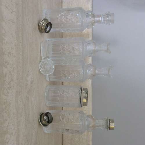 Antique Victorian Crystal & SilverPlate Cruet Set - 1907 (EPNS) {Replacement Opportunity}