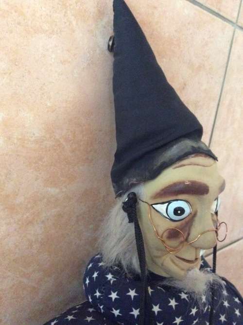 Wizard Marionette Puppet - a Story Telling Prop or Toddler Room Decoration