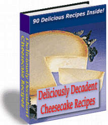 90 Delicious Cheescake Recipes - *No Shipping Fee* Ebook