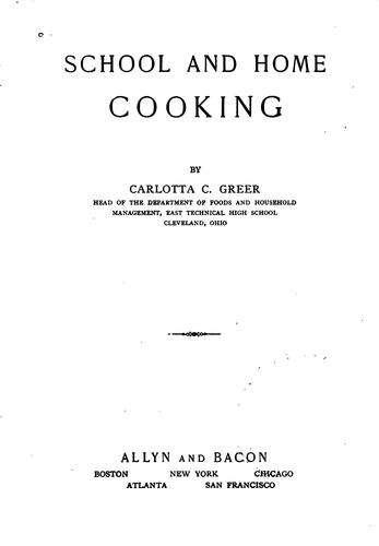 School And Home Cooking - Vintage Ebook  *Free Download* - Zero Shipping Fee