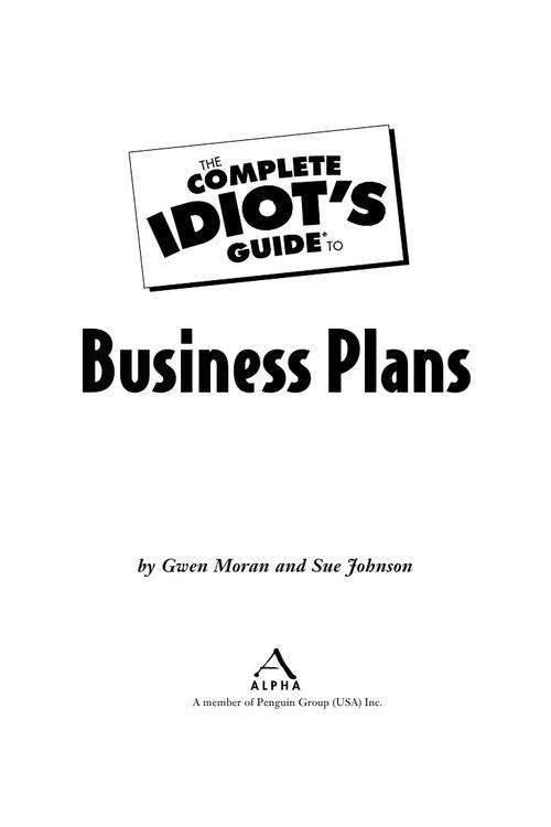 The Complete Idiot's Guide To Business Plans  - Free Download - Zero Shipping Fee