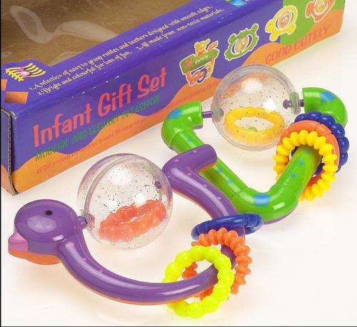 BABY RATTLE SET -  Easy to grasp Rattles and Teethers