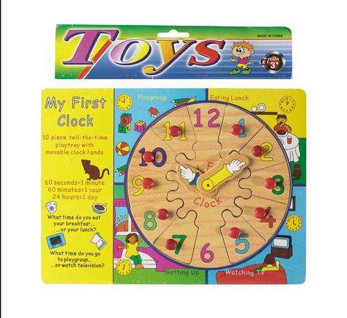 MY MY FIRST CLOCK - Your child can learn numbers and time-telling with interactive play .....