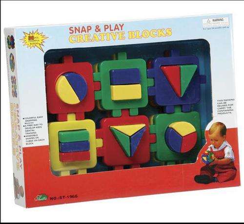 SNAP & PLAY BLOCKS - To stimulate Creativity through Shape and Colour