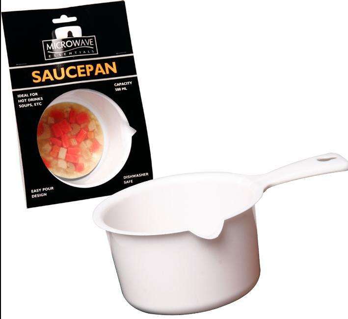 MICROWAVE SAUCE-PAN - with easy pour design and ideal for hot drinks, soups, etc...