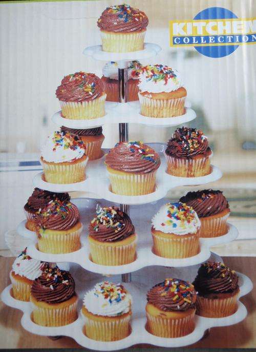 5 Tier Cup Cake Stand - displays cupcakes beautifully ... great for parties and entertertaining!