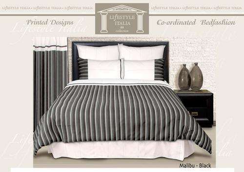 Queen Duvet Cover Set with Printed Detail - SUPERIOR QUALITY