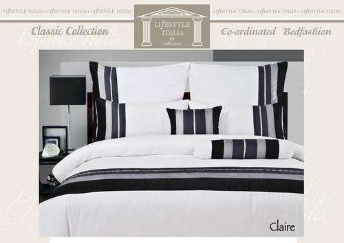 Queen Duvet Cover Set - Embroidered and Appliqued - EXCELLENT QUALITY