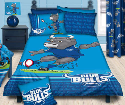 Blue Bulls -   Single Duvet Cover Set - Original