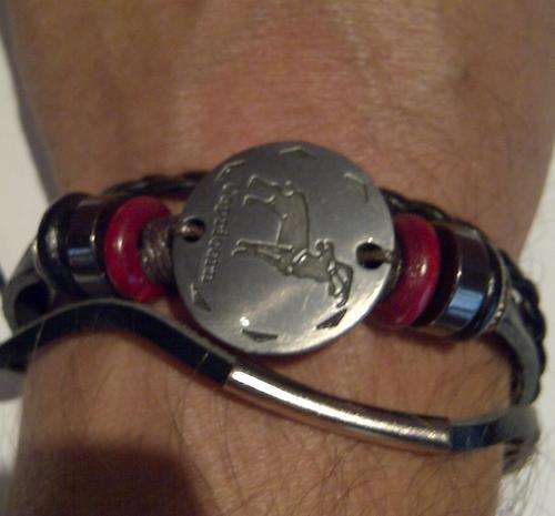 **YOUR ZODIAC SIGN "CAPRICORN" ADJUSTABLE LEATHER BRACELET**ONLY 2 AVAILABLE**SEE PICTURES**