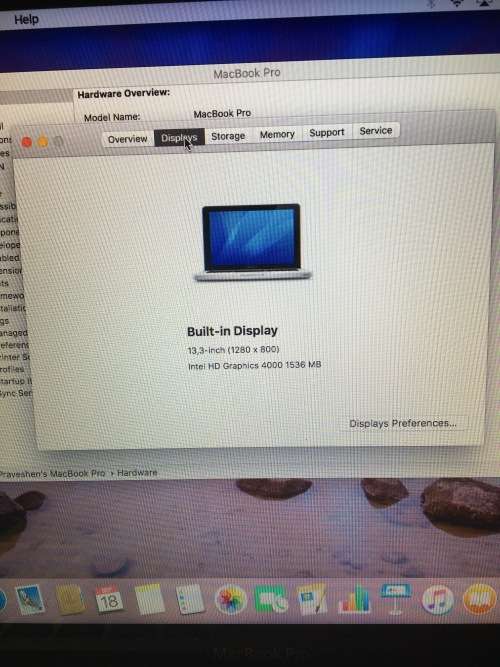 MacBook Pro 13.3 inch i5 A1278 laptop