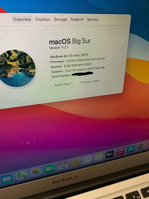 Macbook Air 13 inch 2017