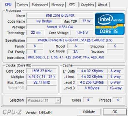PERFECT CONDITION i5 3570K CPU