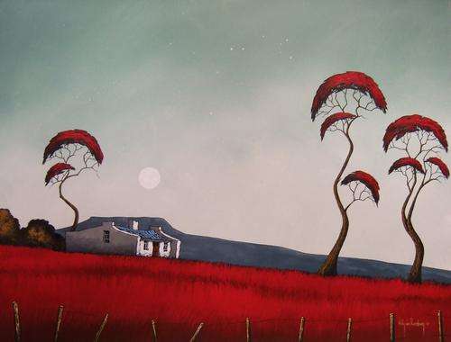 Jealous Sky.Original Painting by Nicky van Rensburg.BIG PAINTING!!1200x900!!!