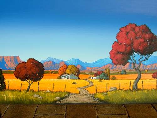 Landscape.Original Painting by Nicky van Rensburg.1200x900!!!