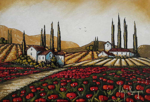 Tuscany 2. ORIGINAL NICKY VAN RENSBURG (297 X420 MM)