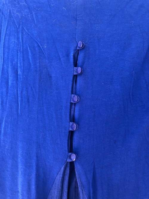 Blue Maternity Dress