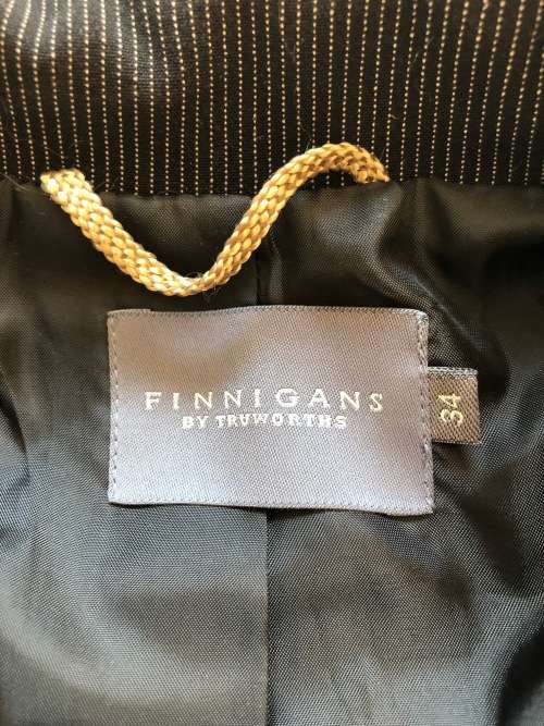 Black Pin Stripe Suit (skirt and waistcoat)