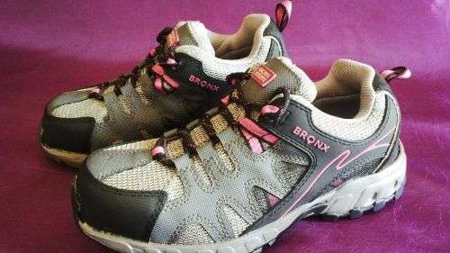Bronx Steel Toe Safety Shoes/  Protective Work Shoes Size 3