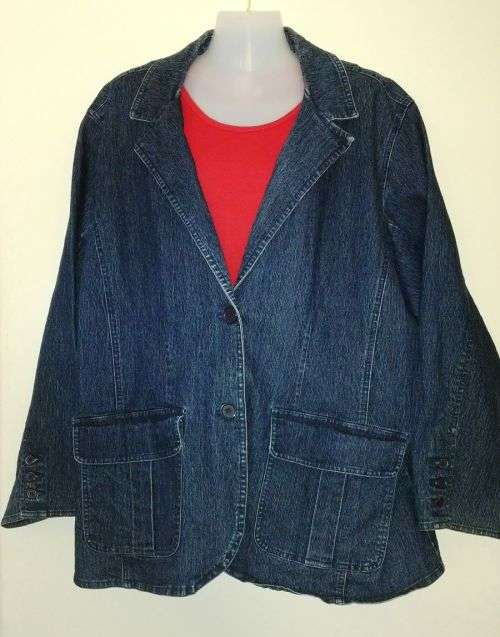 Denim Jacket Plus Size XXXL /22-24