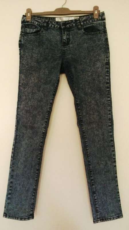Skinny Stone wash Jeans by Re Size 34