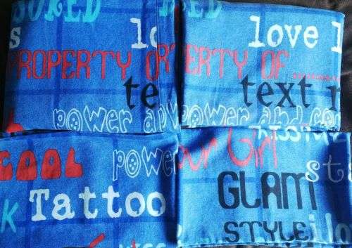 2 x Girls Single Duvet Covers with matching pillow Cases