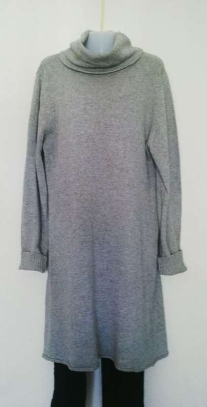 Smart Grey Angora Wool mix Sweater/ Dress by Formal Insync Size 2XL