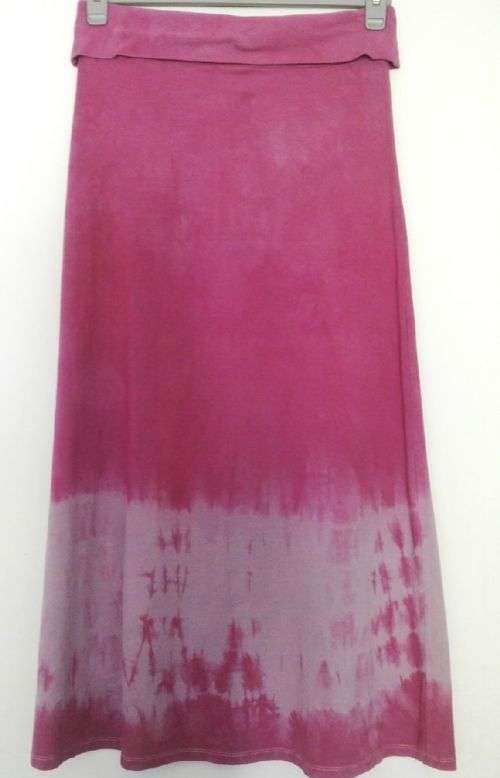Dusky Pink Tie Dye Skirt by Purple Daisy Clothing Size Large