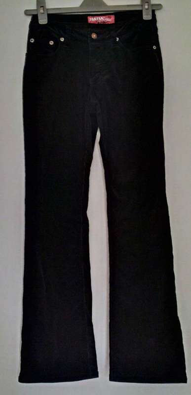 Girls Black Cord Jeans By Hara Girl Size 27